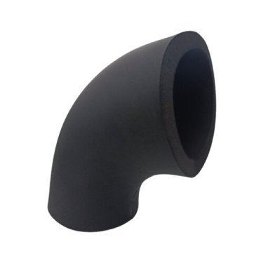 Coude 3D isolant pré-fabriqué en mousse élastomère