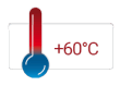 Température limite d'utilisation 60°C