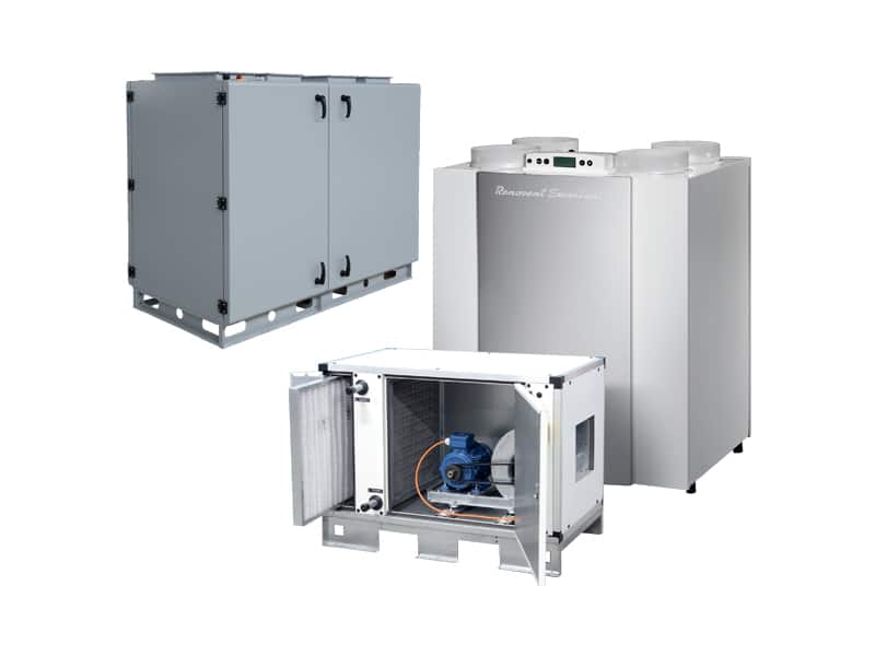 Traitement d'air : Centrale de traitement d'air (CTA), groupe VMC et caisson en simple flux ou double flux